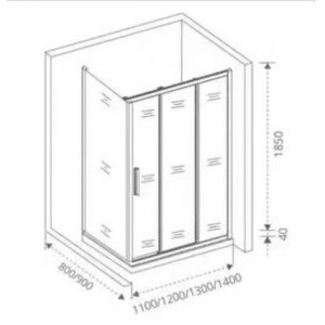 Душевой уголок Good Door Orion WTW 120х90