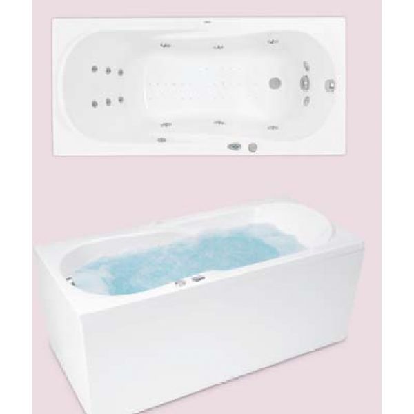 Акриловая ванна Poolspa Muza XL 160x75 (сифон автомат)